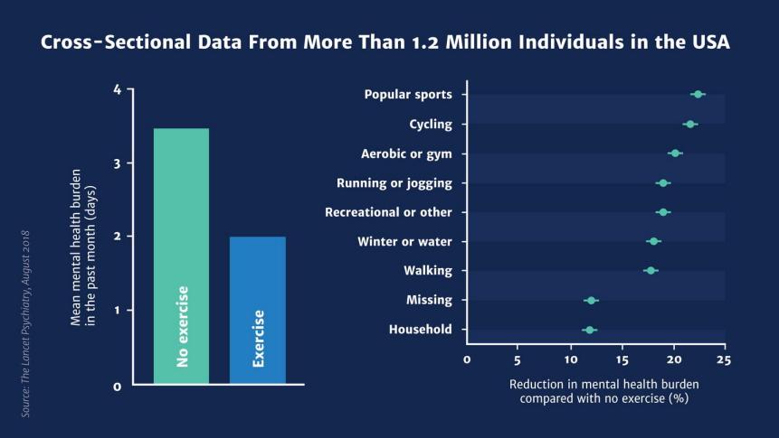 Effect of Exercise on Mental Burden Study Graphic